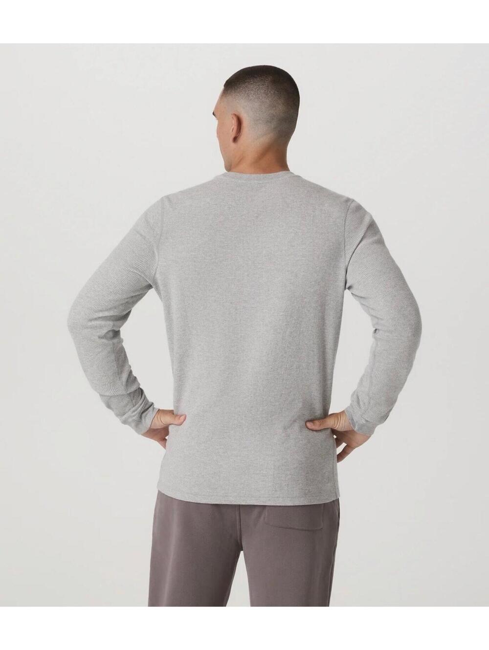Men's Vuori Waffle Crew Long Sleeve Brown size M. Color no longer sold but style - Picture 6 of 7